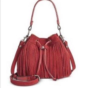 Patricia Nash Elisa fringe bucket purse (new)